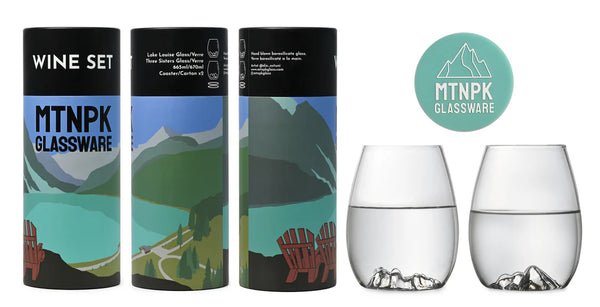 MTNPK glass - 12 oz tumbler