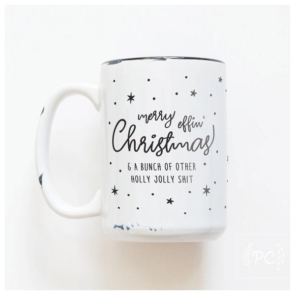 Funny Saying Holiday mugs - Prairie Chick Prints