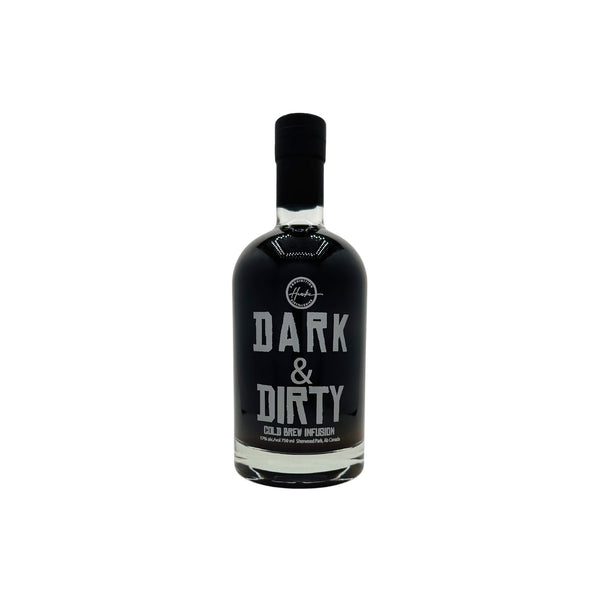 dark & dirty cold brew coffee liqueur vodka for espresso martinis