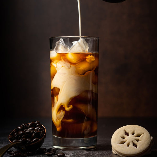 Thick & Dirty signature cream liquor in iced coffee